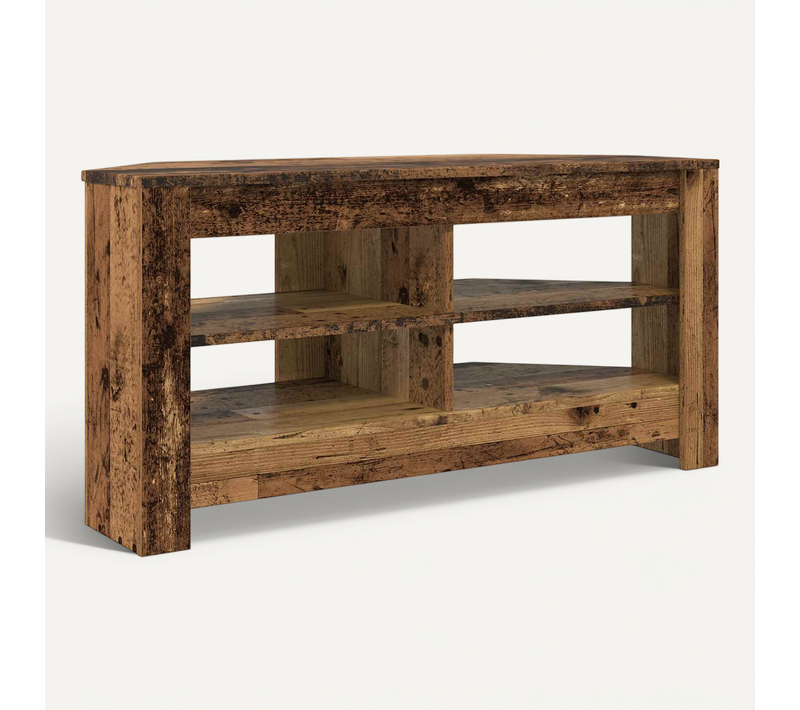Meuble TV d'angle Bois Ancien 102 X 40,5 X 45 Cm