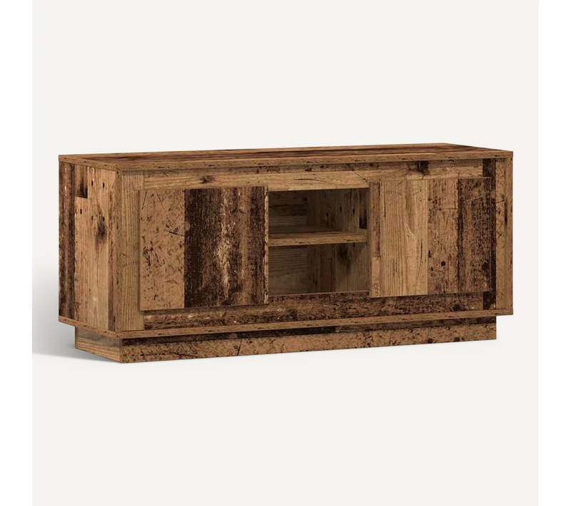 Meuble TV Bois Ancien 102 X 35 X 45 Cm Bois D'ingénierie
