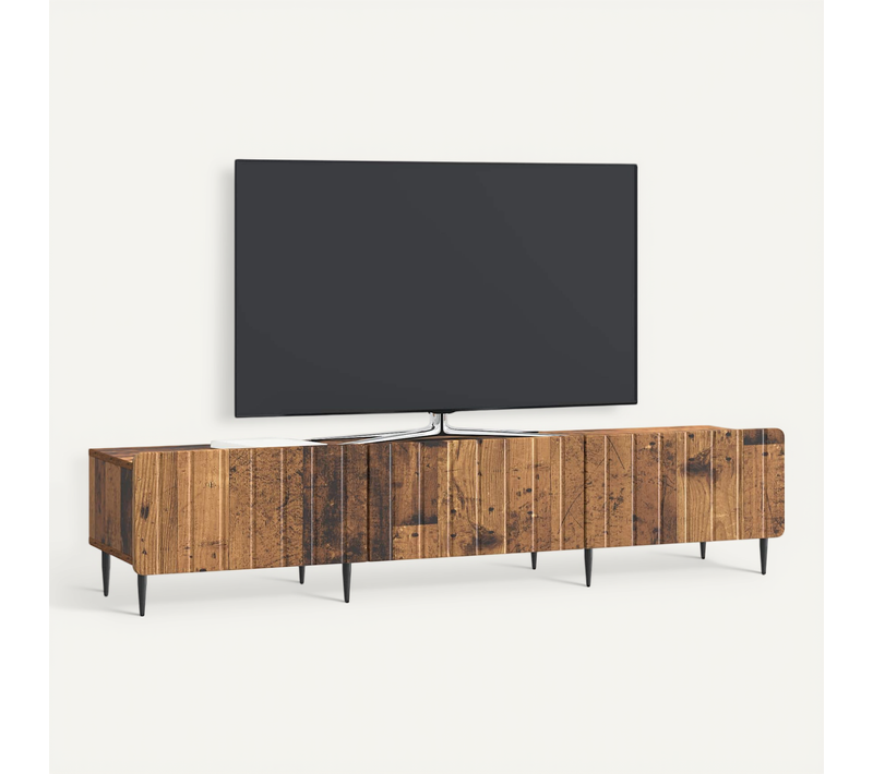 Meuble TV Bois Ancien 147 X 34,5 X 32 Cm Bois D'ingénierie