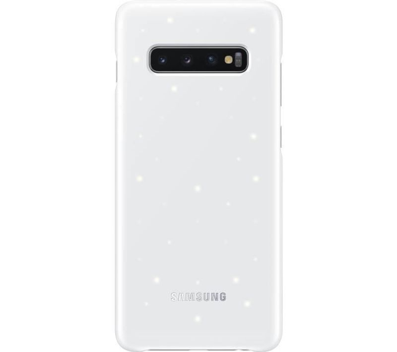 Coque Avec Affichage LED S10+ Blanc