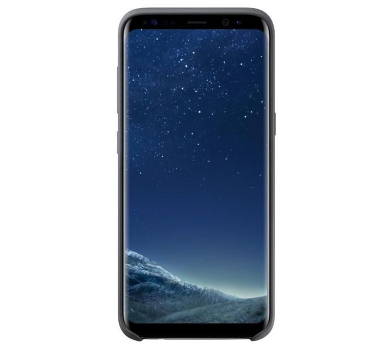 Coque Silicone S8+ Noir