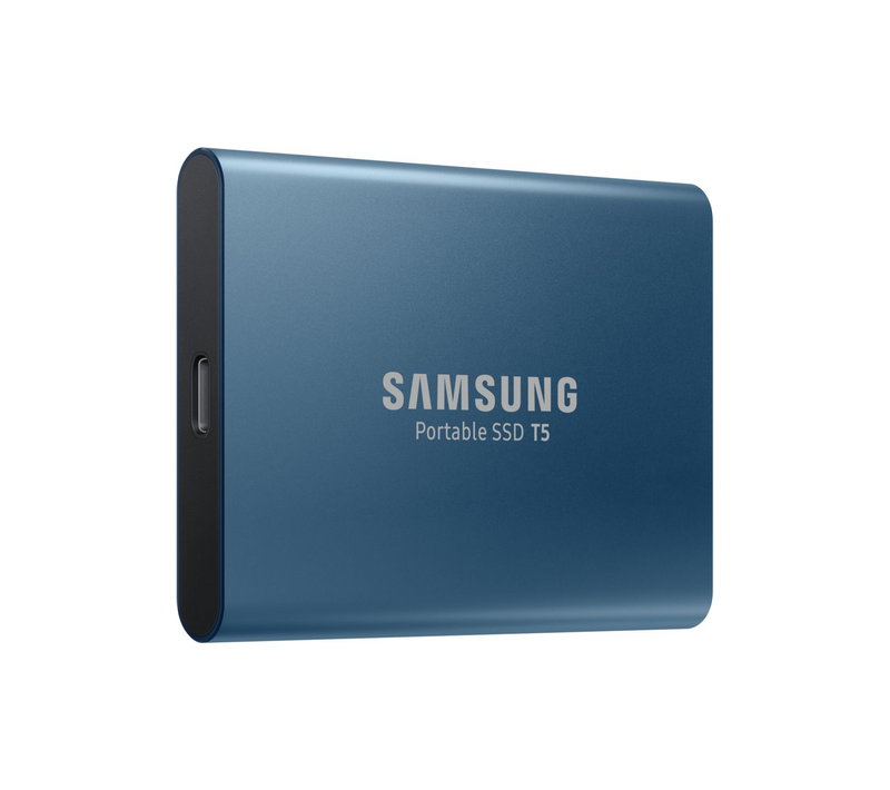 Disque dur externe SSD 500 Go T5 Bleu - USB 3.1