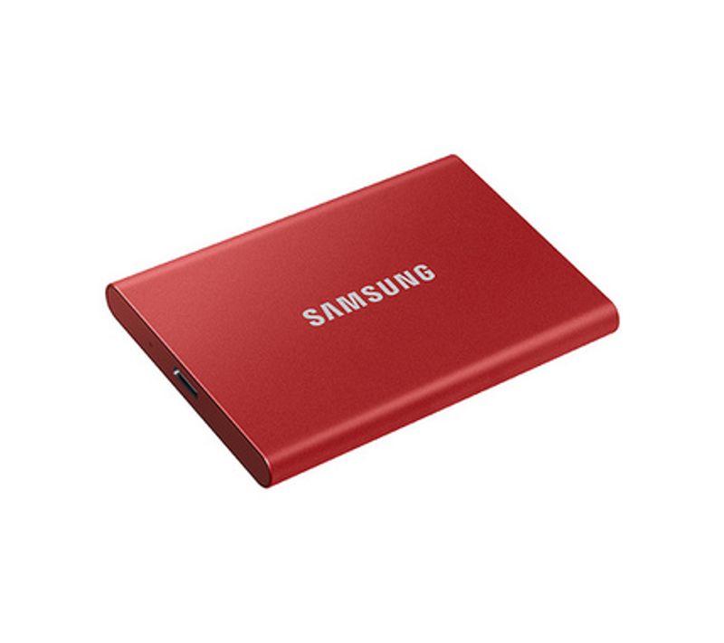 Ssd Externe T7 Usb Type C Coloris Rouge 500 Go