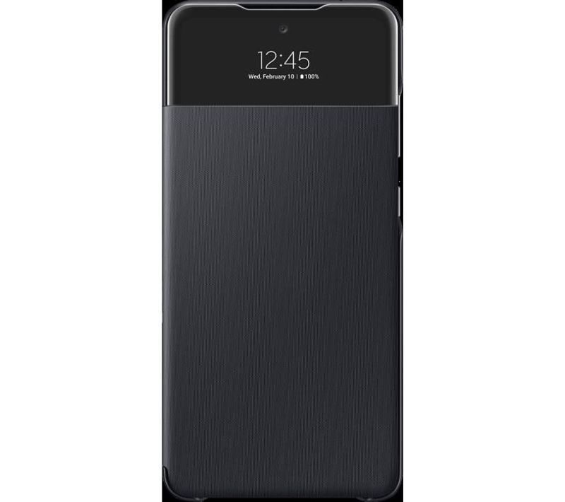 Coque Etui Smart View Galaxy A72 Noir