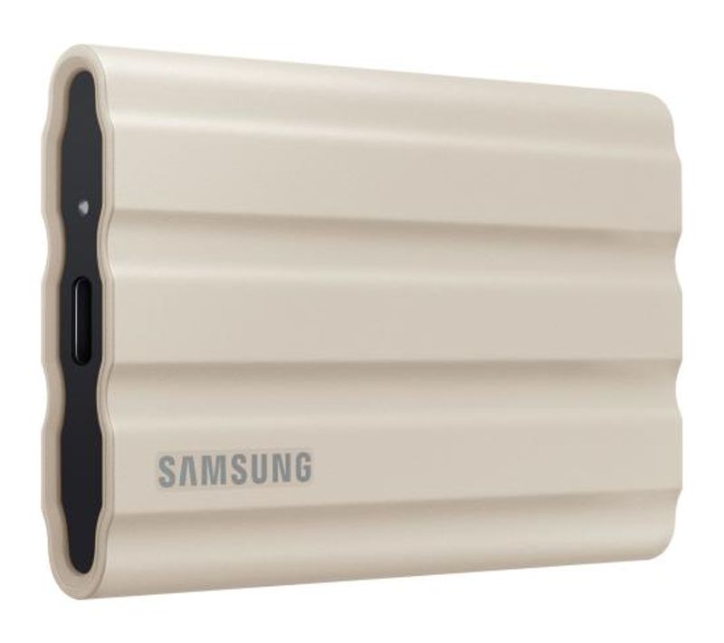 Disque Ssd Externe  Portable T7 Shield Mu Pe1t0k Eu Usb Type C 1 To Beige