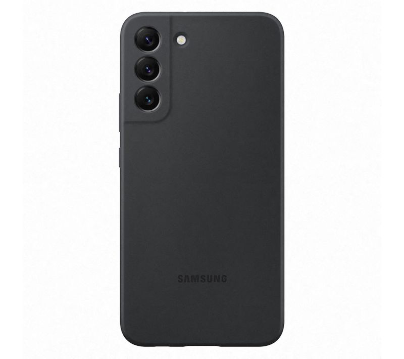 Coque En Silicone Pour  Galaxy S22+ Noir