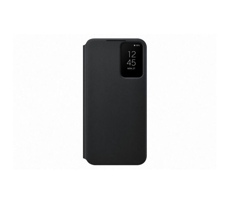 Etui Folio Smart Clear View Pour  Galaxy S22+ Noir