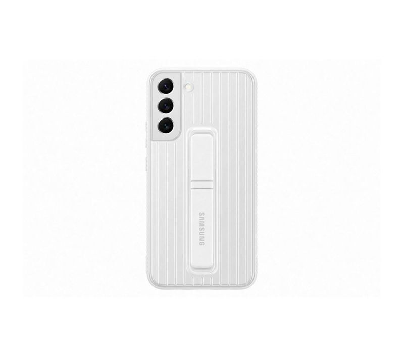 Coque Renforcée Fonction Stand Pour  Galaxy S22+ Blanc