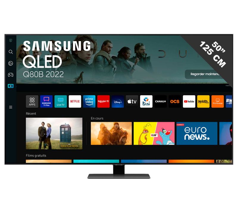 TV QLED 50" (125 cm) 4K UHD - Qe50q80b