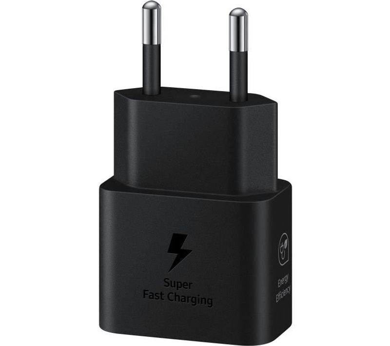 Chargeur Pour Téléphone Mobile Chargeur Secteur 25w Avec Cable USBc Noir