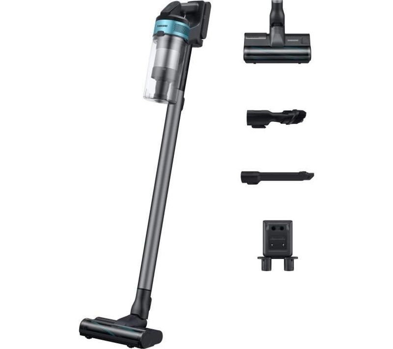 Jet 75e Turbo - Aspirateur Balai - 200 Aw - 60min - 0,8 L - Gris / Bleu