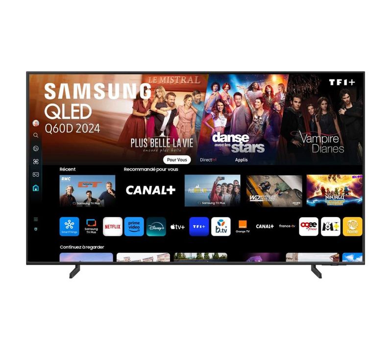 Téléviseur QLED 43" (108 cm) 4K Ultra HD Smart TV - Tq43q60d