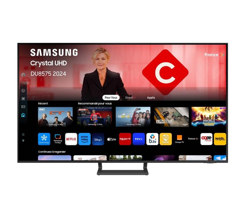 Téléviseur LED 65'' (163 cm) 4K UHD Smart TV - Tu65du8575