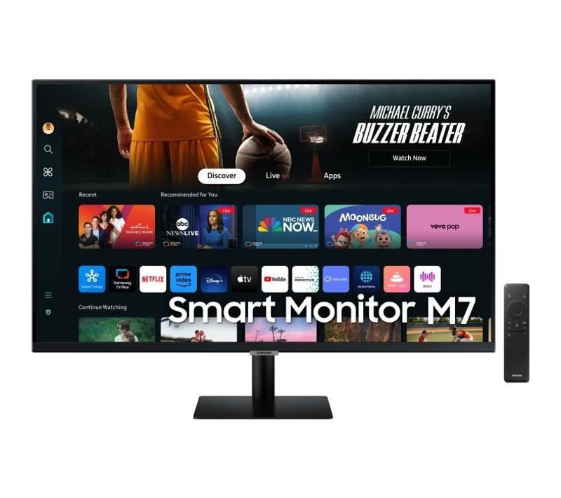 Écran PC - Smart Monitor M7 Dm700 - 32 Uhd 4k - Dalle Va - 60hz - Hdr10 - USB-c 65w - HDMI - Noir