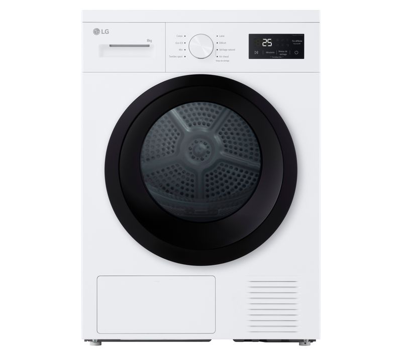 Sèche-linge hublot LG RH8N15WH 8kg Blanc