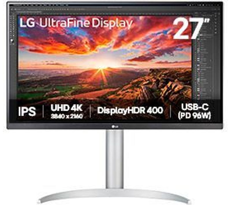 Ecran PC - Lg - 27 - 4k Uhd - 60hz - Dalle Ips - Ajustable En Hauteur - 7up850k