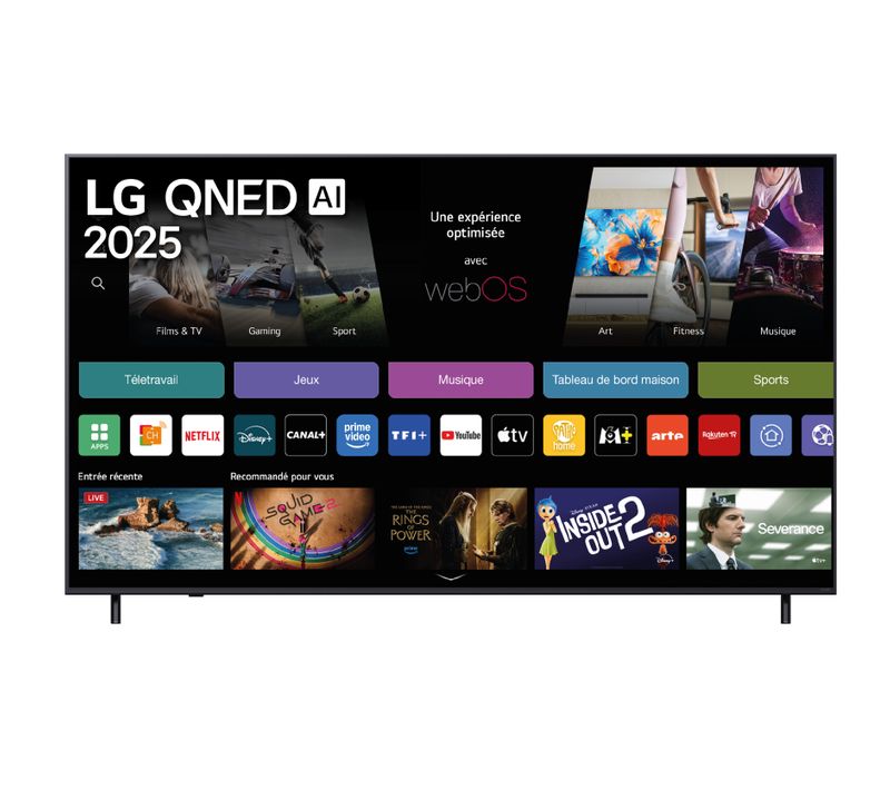 Téléviseur QNED AI 86'' 4K LG 217 cm 86QNED82A6B.AEU