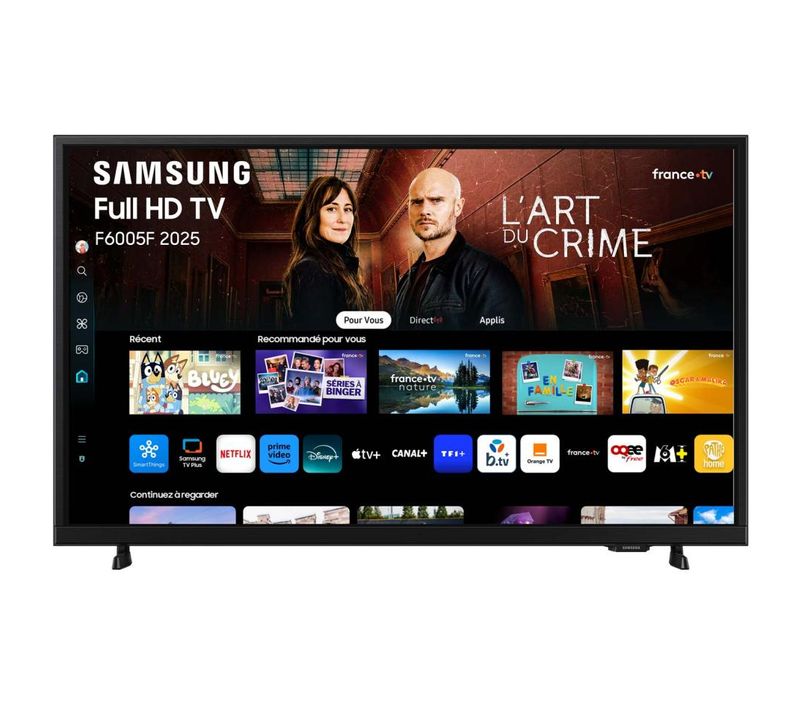 Téléviseur LED 32" (80 cm) Full HD Smart TV - Tu32f6005f