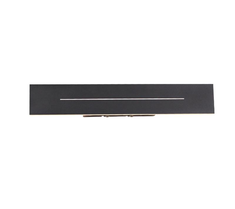 Applique Murale LED 30cm : Moderne, 8w, Blanc Chaud, Noir, Chambre, Couloir.