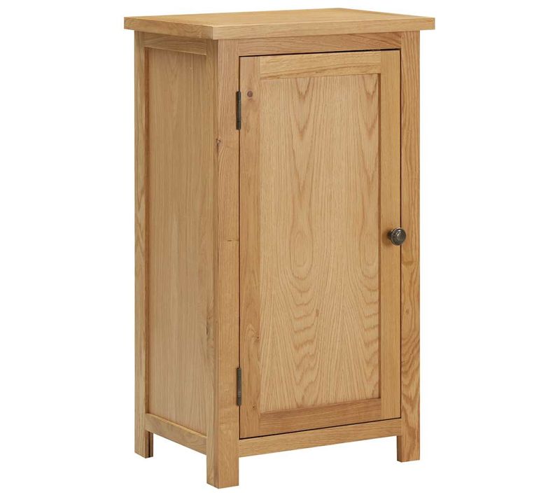 Armoire 45x32x85 Cm Bois De Chêne Massif