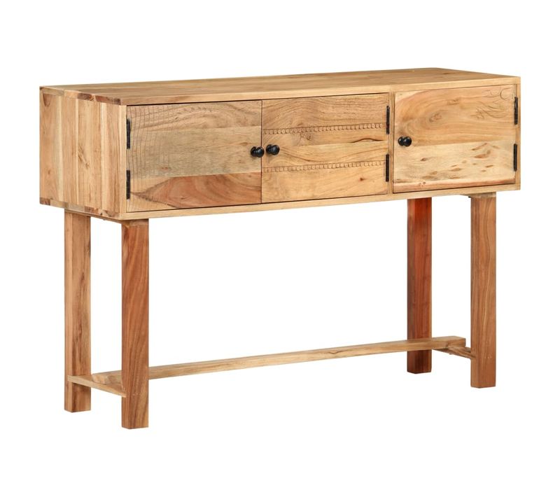 Buffet 115x35x75 Cm Bois D'acacia Massif