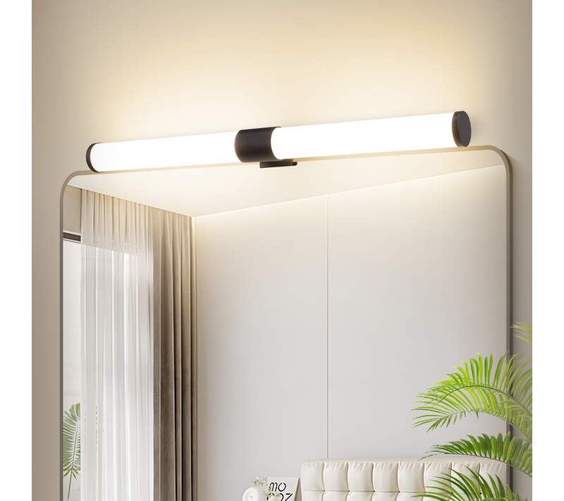Salle De Bain Miroir Lumineux LED - 40 Cm Lampe De Salle De Bain 6 W  Noir