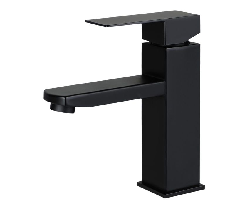 Robinet De Lavabo Robinet De Salle De Bain Haute Pression En Acier Inoxydable Barre De Traction