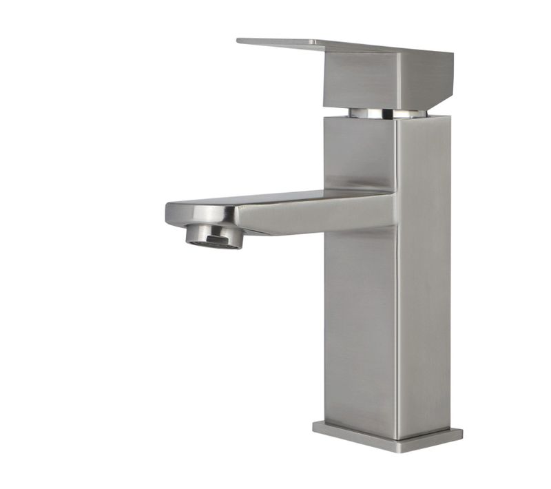 Robinet De Lavabo Robinet De Salle De Bain Haute Pression En Acier Inoxydable Barre De Traction
