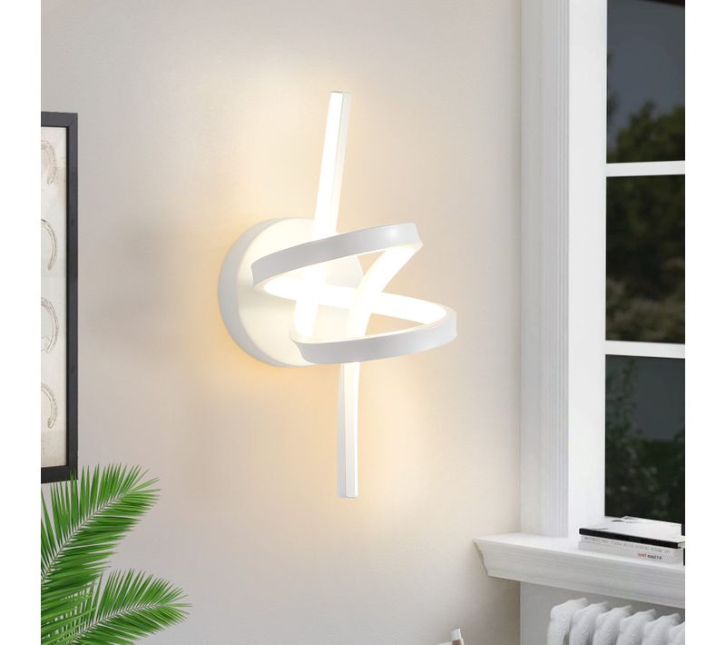 Applique Murale LED Moderne 7w Blanc 3000k Pour Escaliers Et Salons