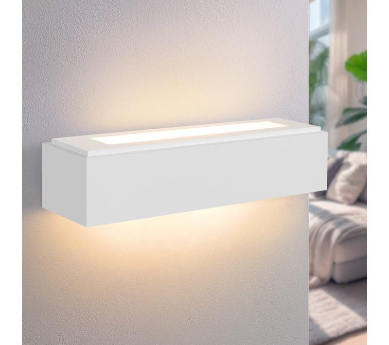 Applique Murale Moderne En Plâtre G9 - Luminaire Blanc Pour Chambre Et Couloir