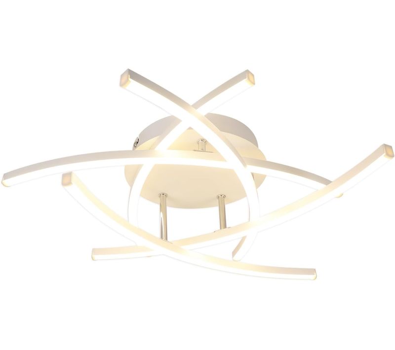 Plafonnier LED Moderne 32w Blanc Pour Salon Et Bureau - Éclairage Variable