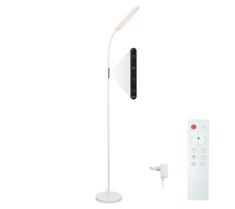 Lampadaire LED Blanc Flexible 11w 360° Pour Salon Et Canapé