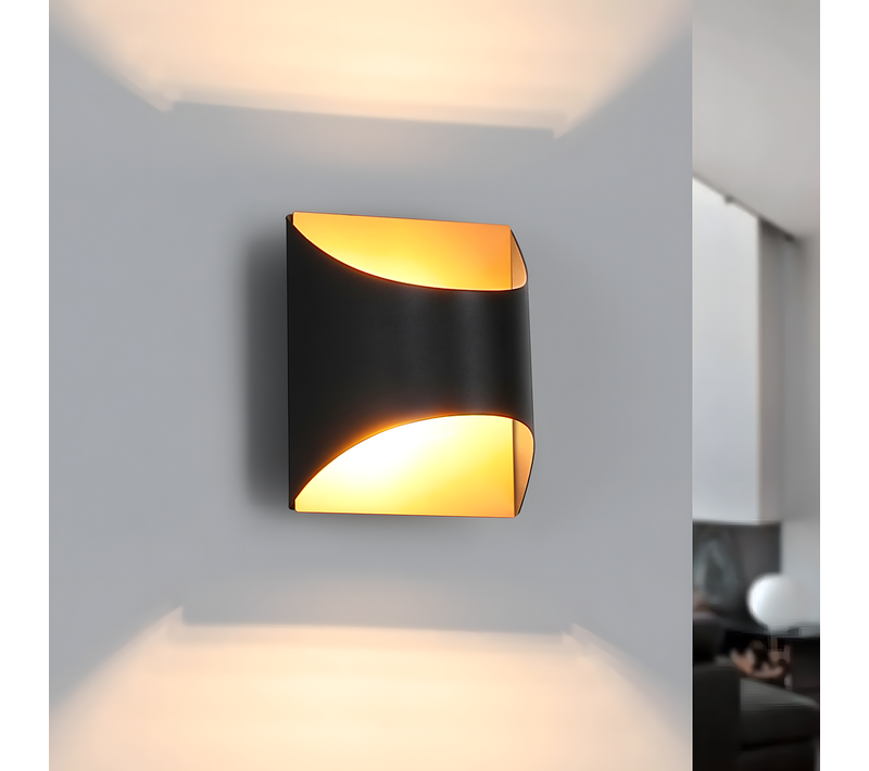 Applique Murale Vintage Minimaliste En Céramique Noire Et Dorée G9 Pour Salon Et Chambre