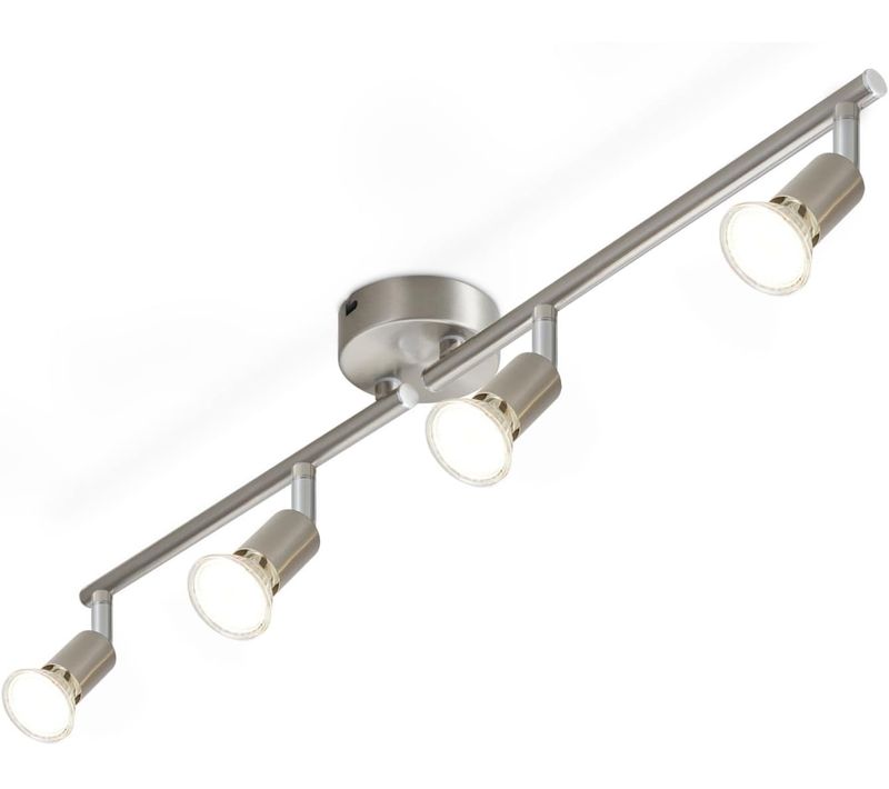 Plafonnier 4 Flammes-gu10 Spot De Plafond Moderne Orientable Salon Chambre