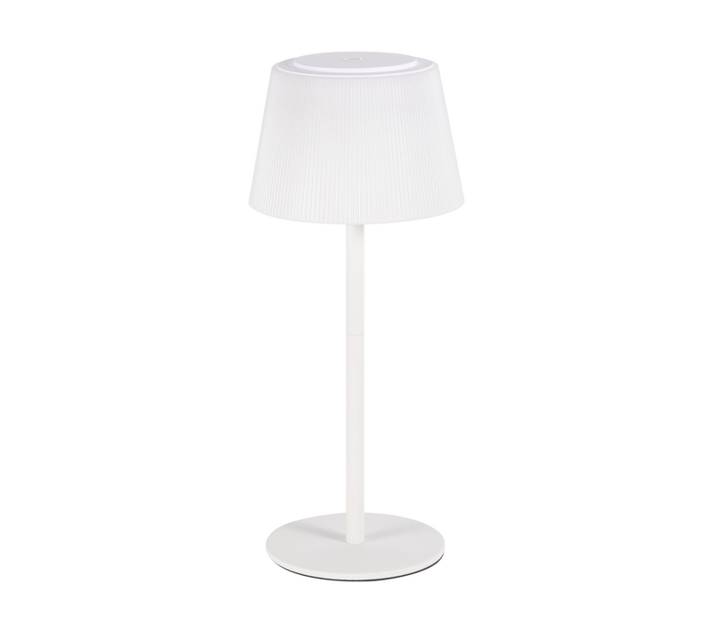 Lampe De Table LED Blanc Tactile à Intensité Variable Table Moderne Avec Batterie
