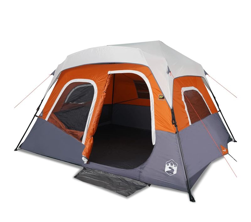 Tente Familiale Avec LED 6 Personnes à Dégagement Rapide