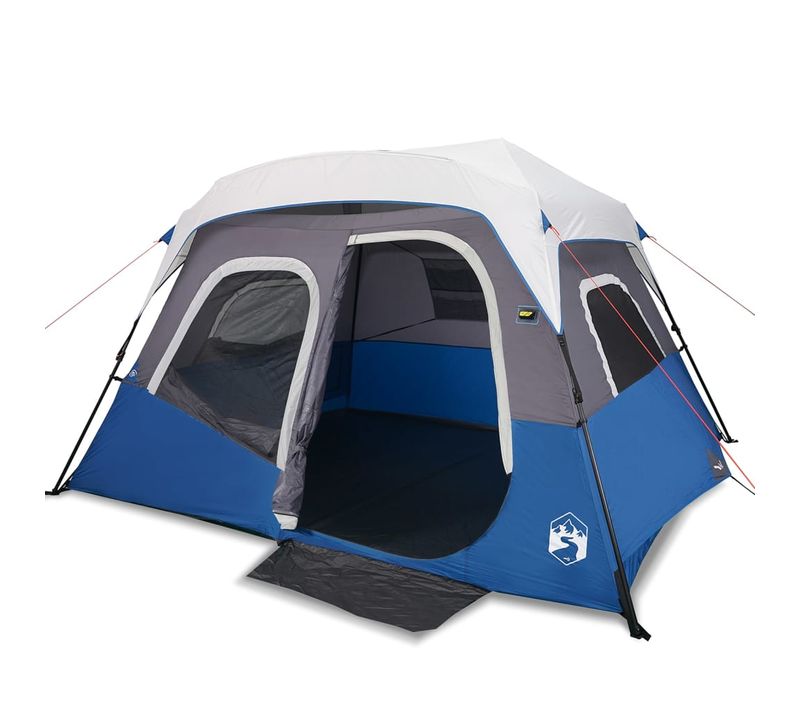 Tente Familiale Avec LED 6 Personnes Libération Rapide