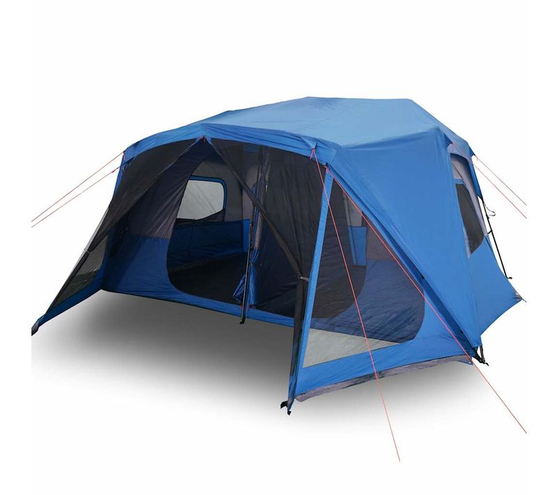 Tente Familiale 10 Personnes Bleu Libération Rapide Imperméable