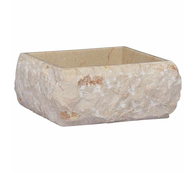 Lavabo Crème 30x30x13 Cm Marbre