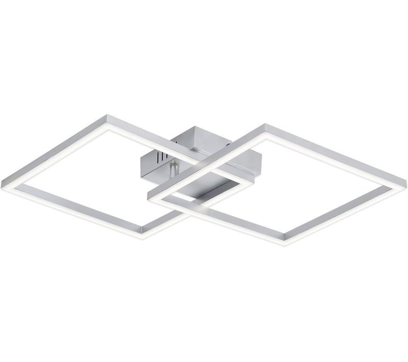Plafonnier LED Cuisine 20w Blanc Chaud 3000k Argent Pivotant Moderne