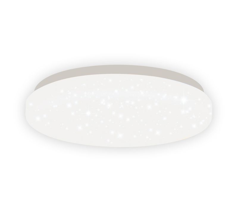 Plafonnier LED 21cm 15w Blanc Neutre Rond Étoile Couloir Cuisine Enfant