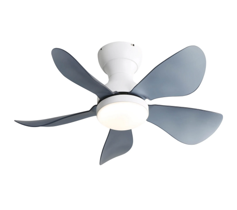 Ventilateur De Plafond Montage Encastré - Abs - Blanc - 73,66x73,66x29,97cm