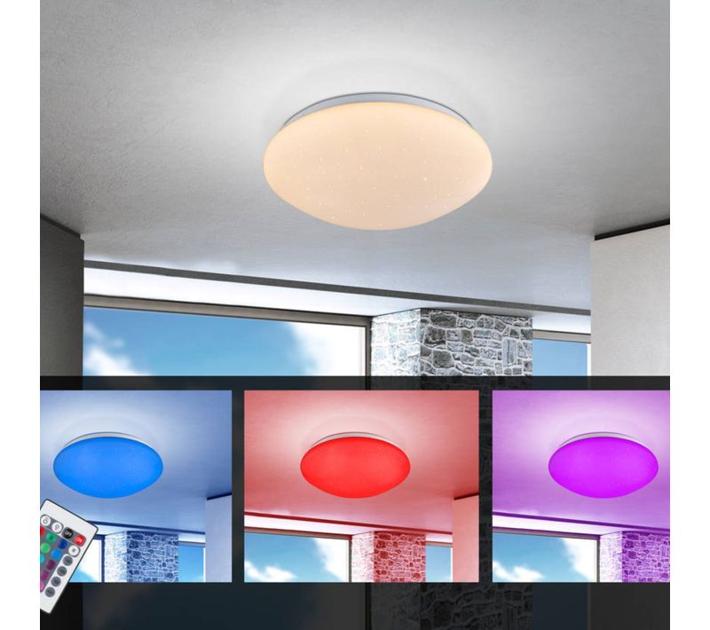 Plafonnier LED D. 29 cm MISSY Blanc