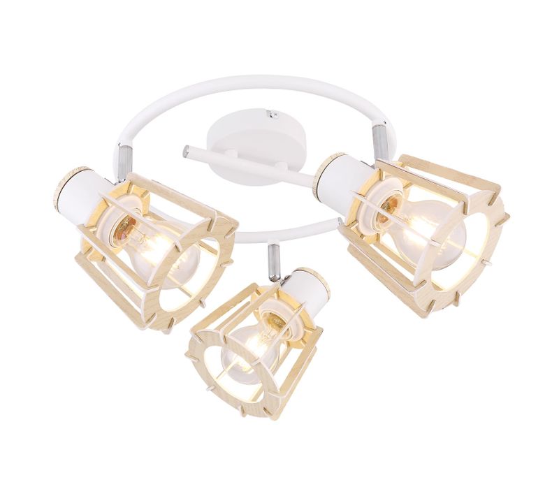 Plafonnier Spot Rond Design Scandinave Blaha - Blanc