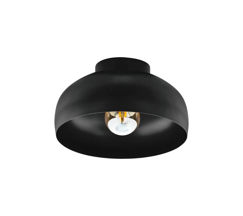 Plafonnier Ø 28 cm MOGANO 2 Noir