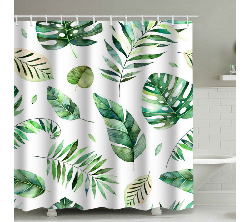 Rideau De Douche 150cm*180cm Rideaux Imperméable Résistant à La Moisissure En Tissu De Polyester