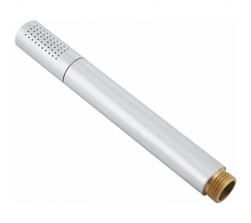 Pommeau De Douche G1/2 Universel, Tenu Fabriqué Entièrement En Cuivre Argenté Dans La Main Poli Cyli