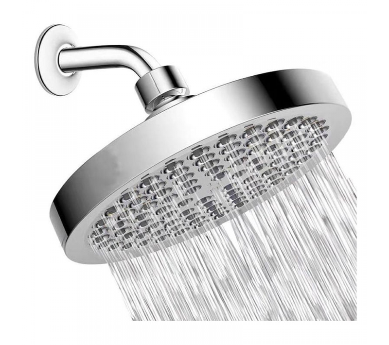 Pomme De Douche De 15cm - Rond à Haute Pression En Acier Inoxydable