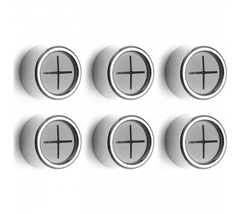 Lot De 6 Crochets à Ventouse Pour Salle De Bain, Armoire Et Penderie