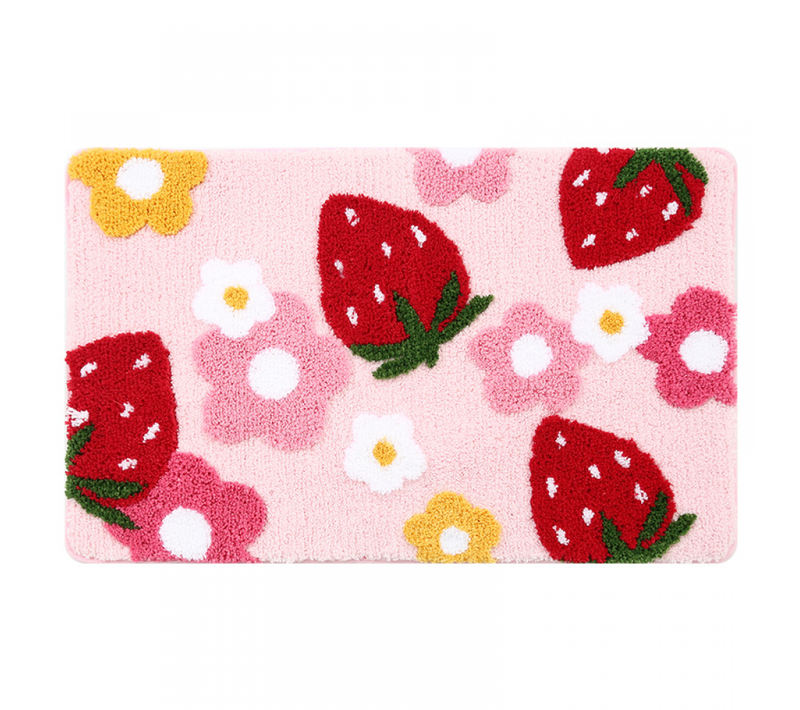 Tapis De Salle De Bain, Extra Doux Et Absorbant, 40x60 Cm - Rose